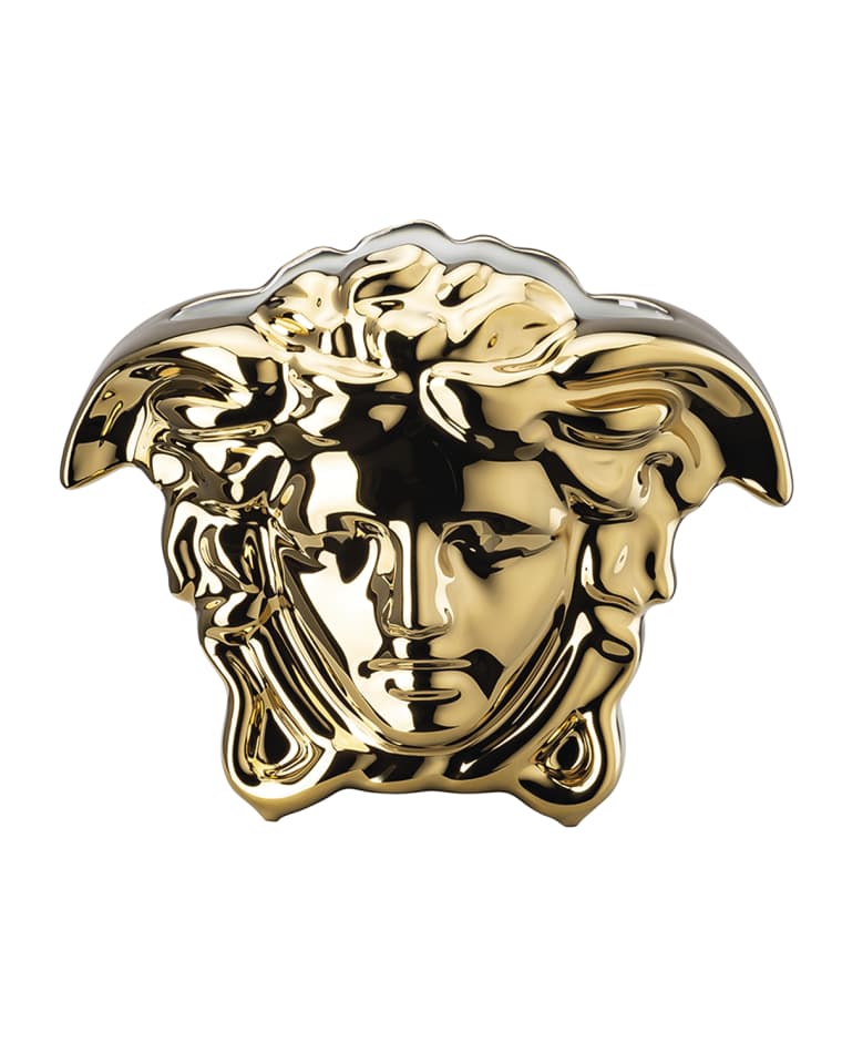 Versace Medusa Grande Vase in Gold - 3.5"