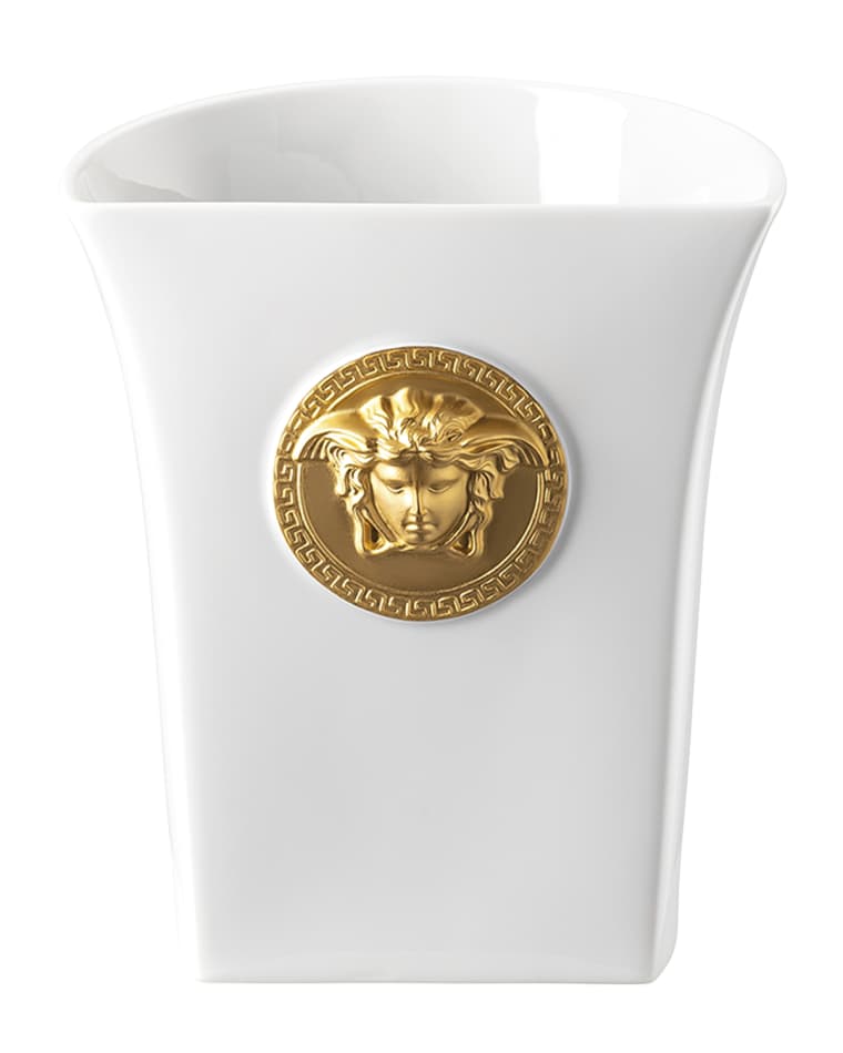Versace Medusa Madness Vase in White - 7"