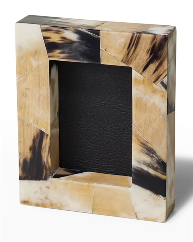 LADORADA Horn Veneer 5X7 Picture Frame