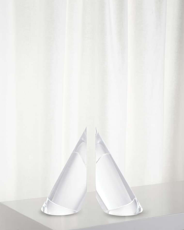 Chilling Crystal Bookends