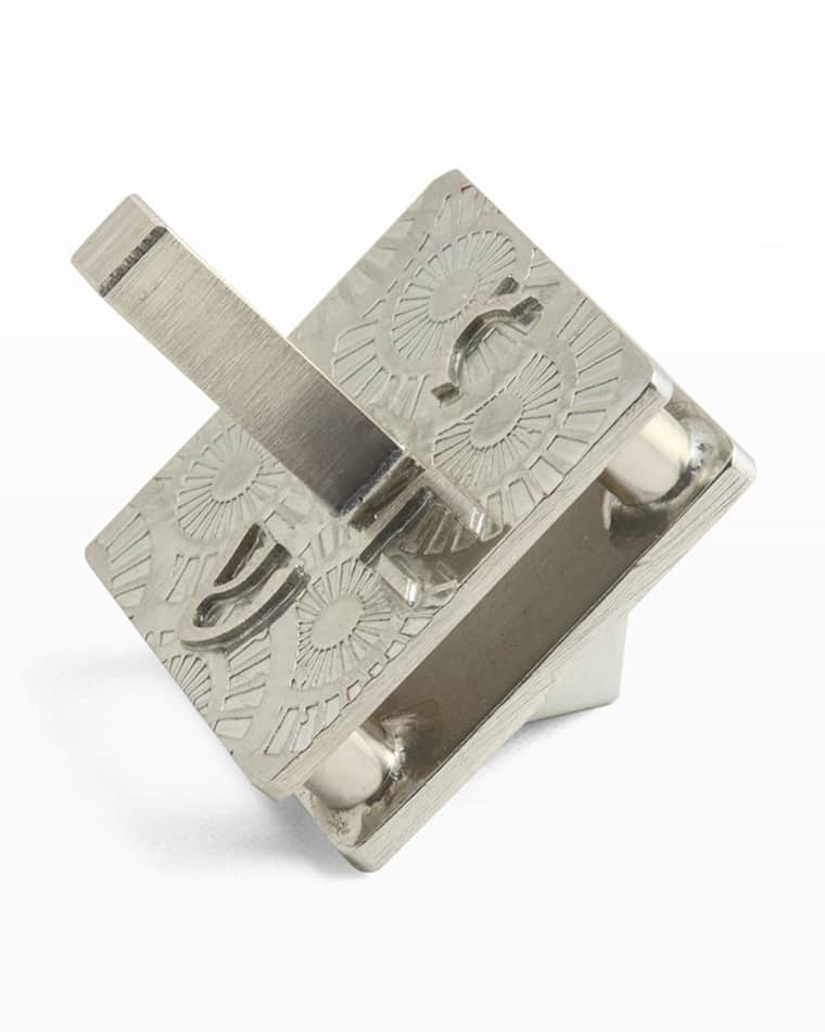 Joy Stember Metal Arts Studio Lil' Spinner Pewter Hanukkah Dreidel by Joy Stember