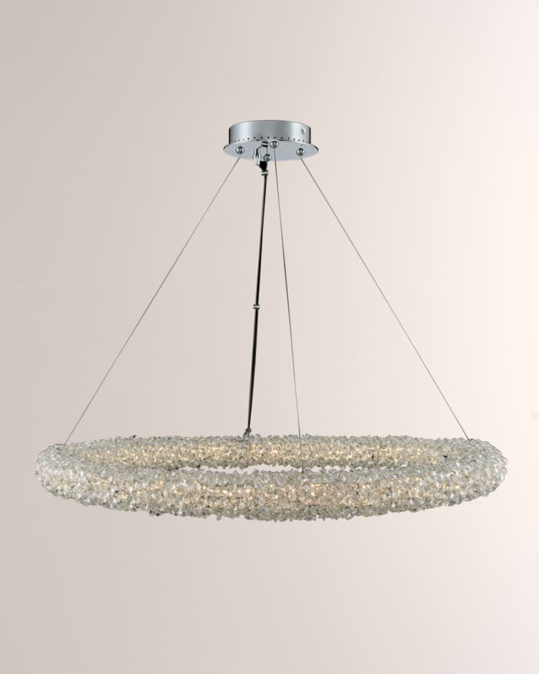 Allegri Crystal by Kalco Lighting Lina 32" LED Pendant Light