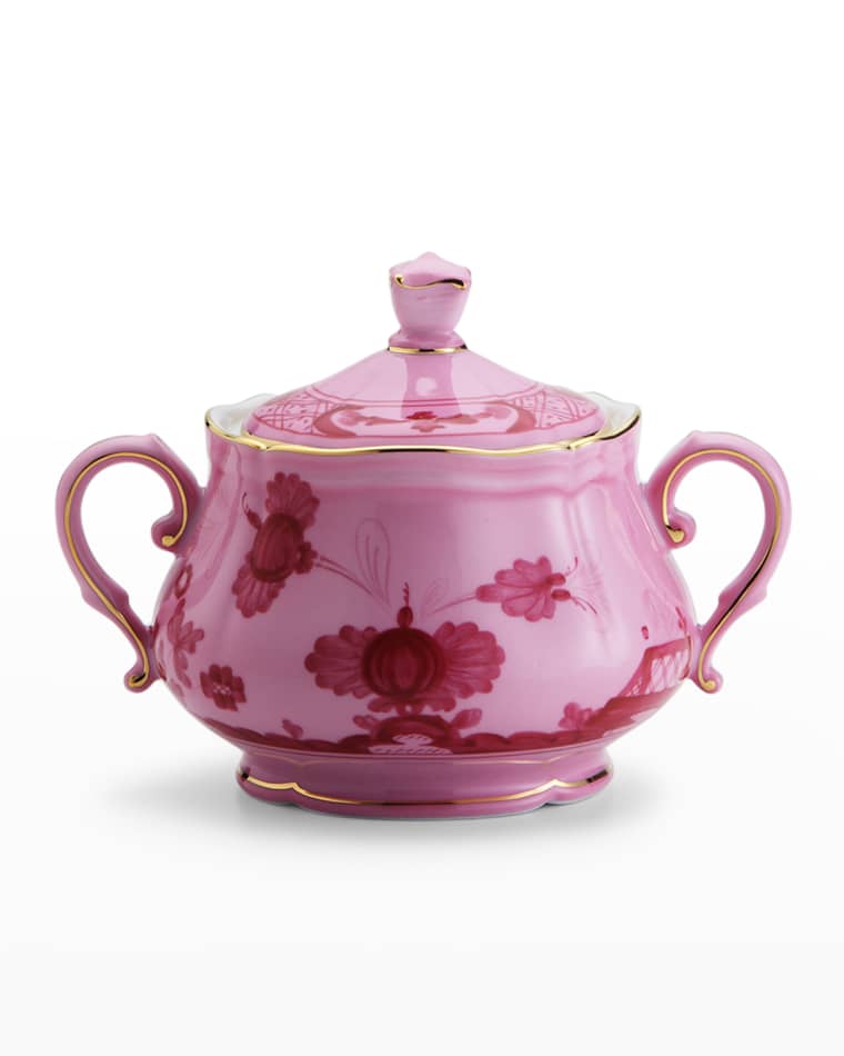GINORI 1735 Oriente Italiano Sugar Bowl With Cover