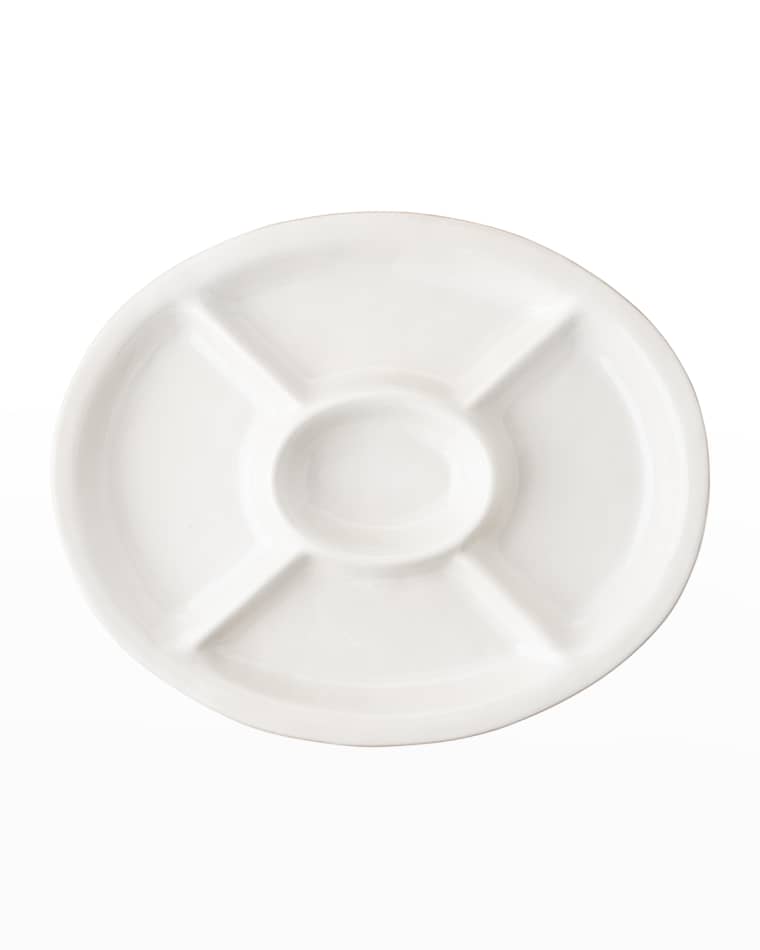 Juliska Puro 15" Crudite Platter - Whitewash
