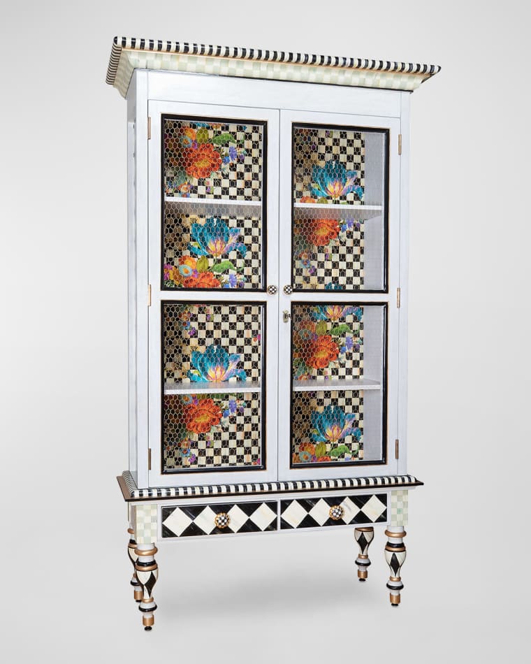 MacKenzie-Childs Flower Market Cabinet