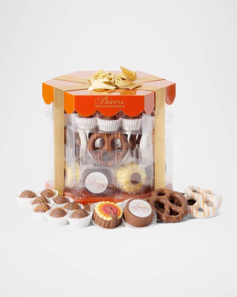 Biens Chocolate Centerpiece Thanksgiving Selection Box