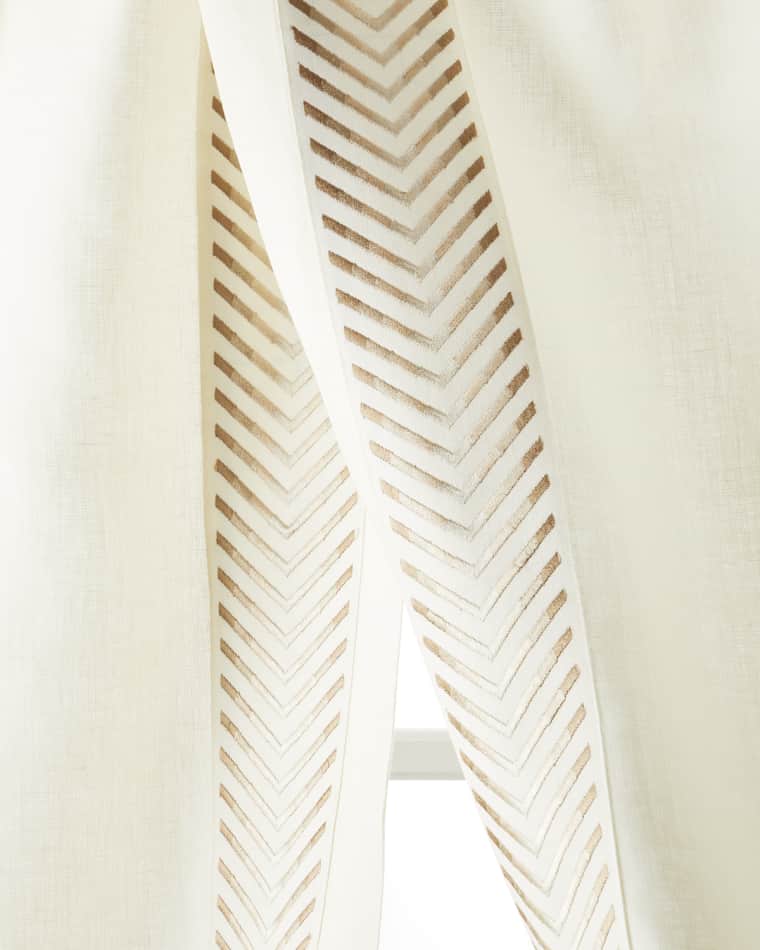 Home Silks Two Rio Old Golden Curtains, 96"L