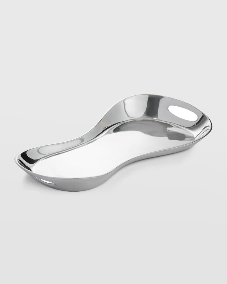 Nambe Morphik Handled Tray