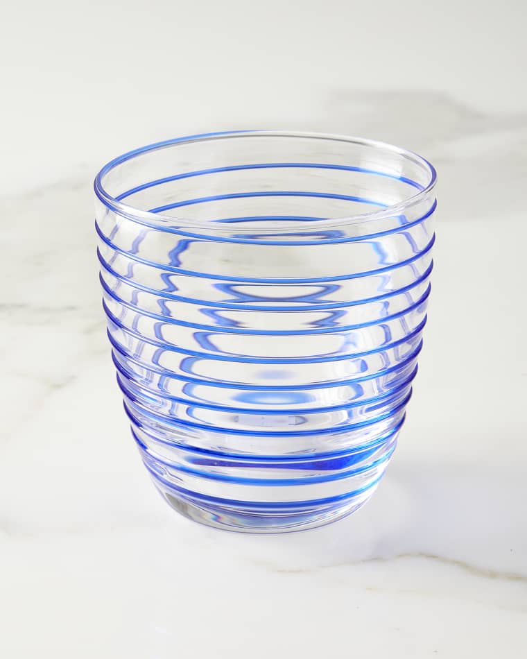 Neiman Marcus Spiral 12 oz. Double Old-Fashioned Glasses, Set of 4