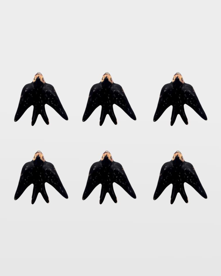 Bordallo Pinheiro Arte Bordallo Swallow, Set of 6