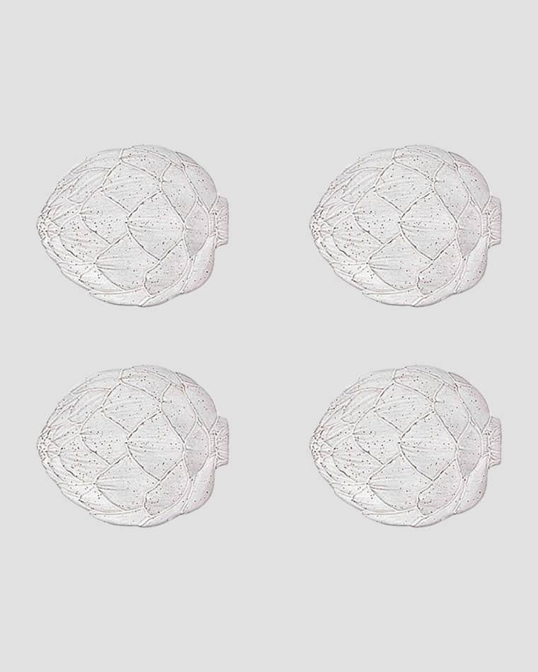 Bordallo Pinheiro Artichoke Plates, Set of 4
