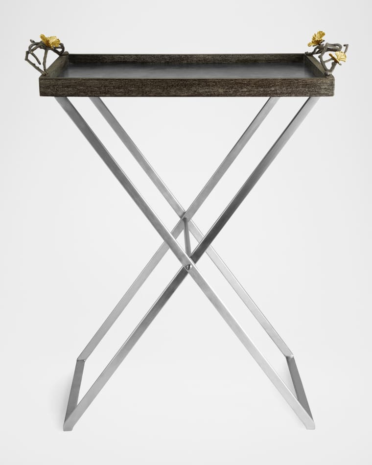Michael Aram Butterfly Ginkgo Butler Tray Stand