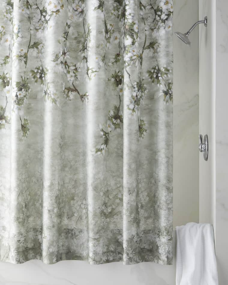 Designers Guild Assam Blossom Dove Shower Curtain
