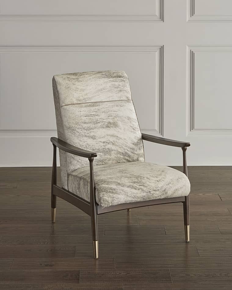 Massoud Noah Hair On Hide Accent Chair