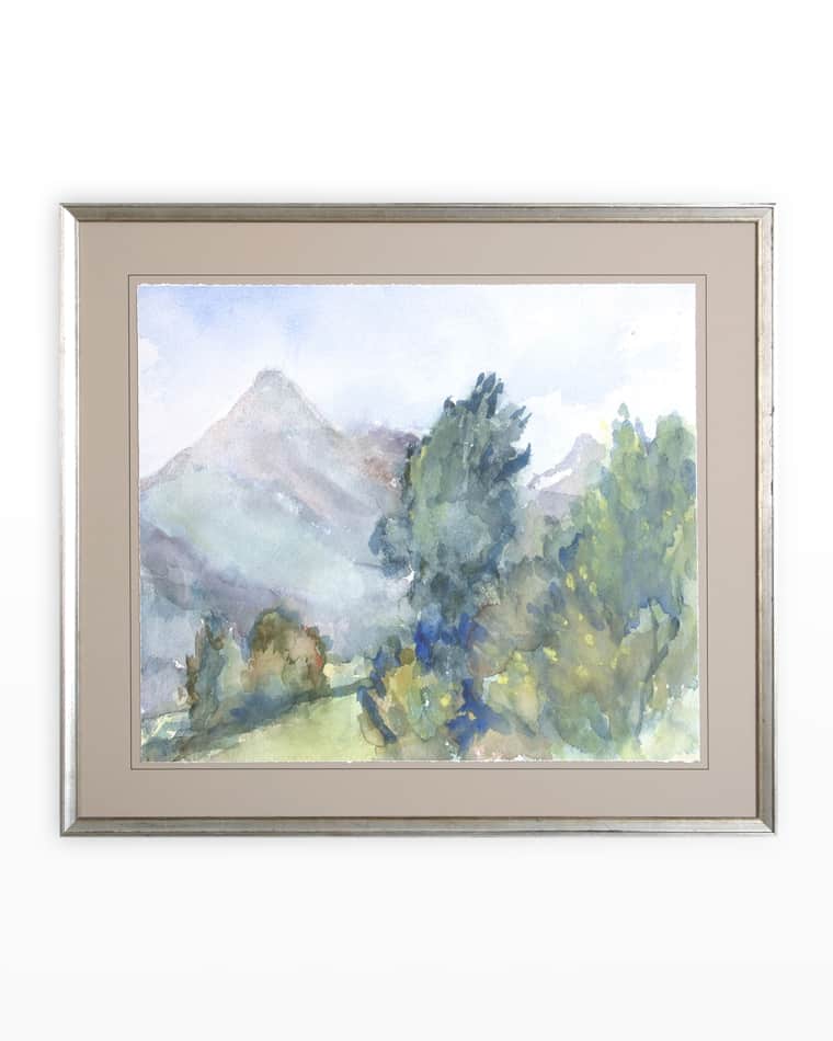 Shadow Catchers Watercolor Landscape VI Giclee, 35" x 31"