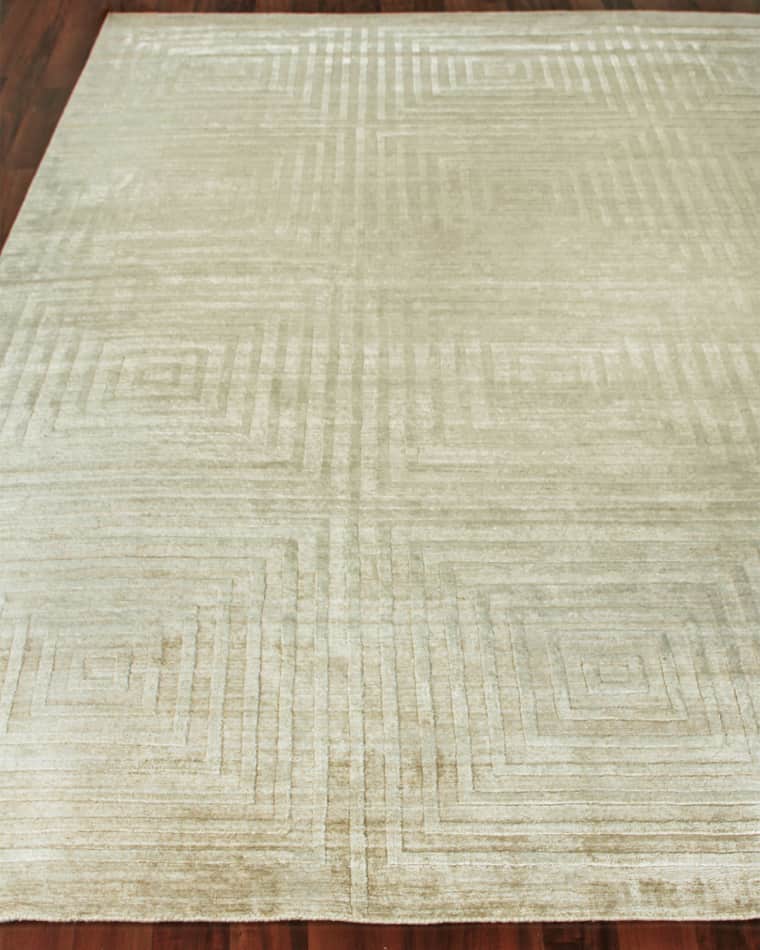 Exquisite Rugs Langley Hand-Knotted Rug, 8' x 10'