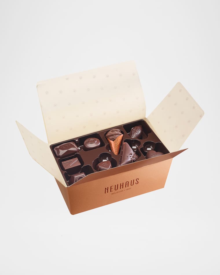 Neuhaus Chocolate All Dark Ballotin 19-Piece Chocolate, 1/2lb