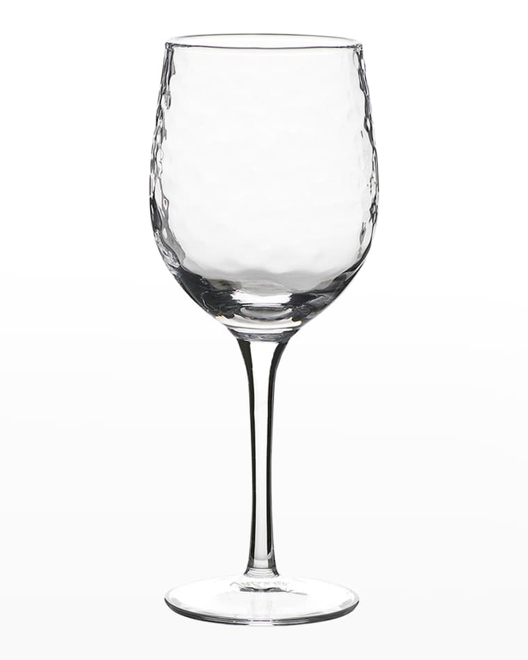 Juliska Puro Red Textured Wine Glass