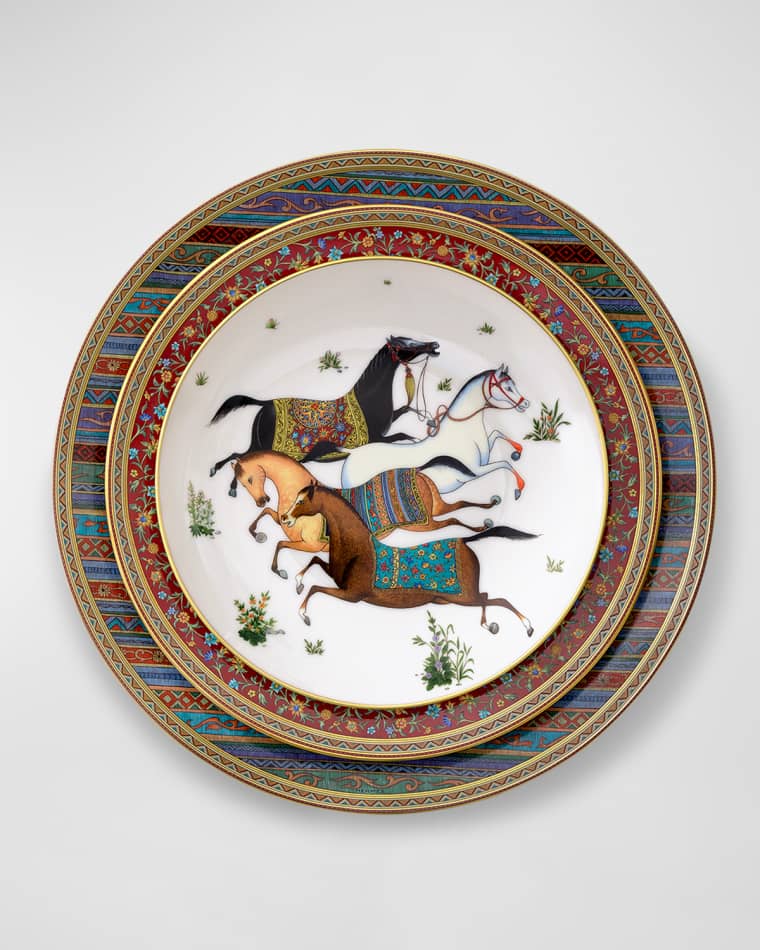Hermes Carnets d'Equateur Change tray porcelain Ashtray plate