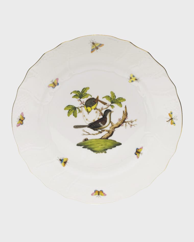 Herend Rothschild Bird Dinner Plate #1 Rothschild Bird Dessert Plate - Motif 01 Rothschild Bird Soup Bowl