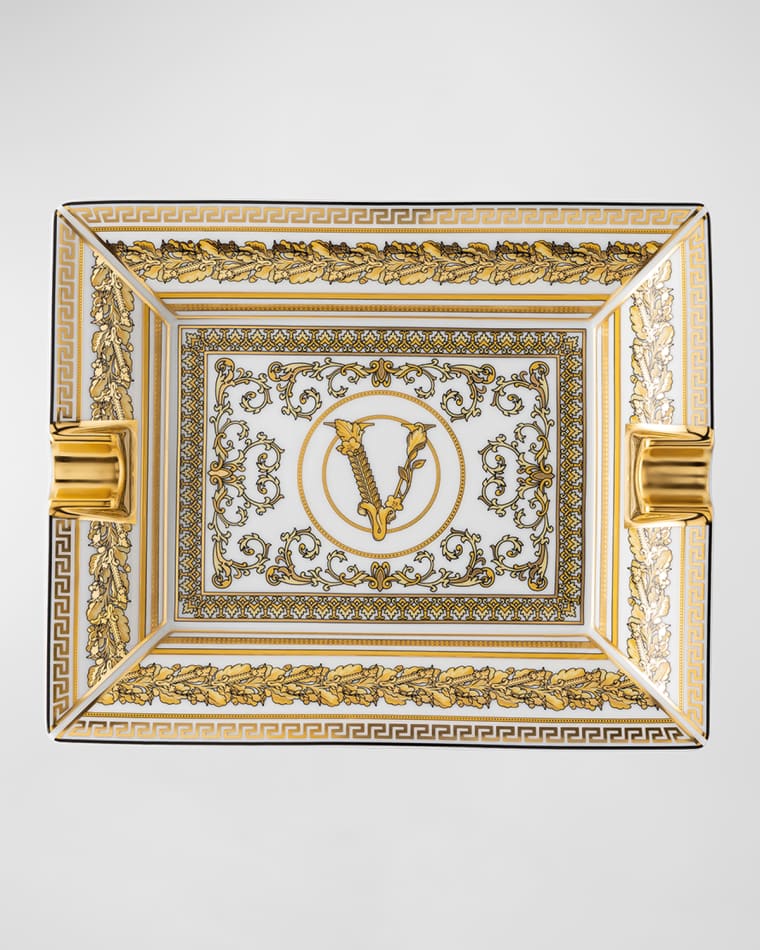 Versace Virtus Gala White Ashtray