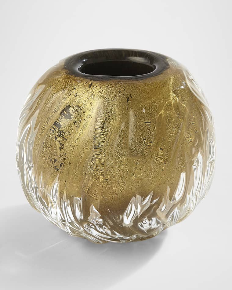 Global Views Round Swirl Vase - 5"