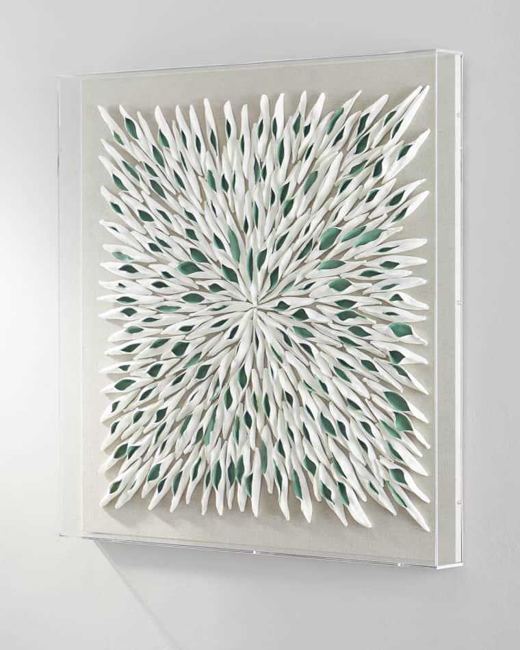 Neiman Marcus Clay Art In Acrylic Box