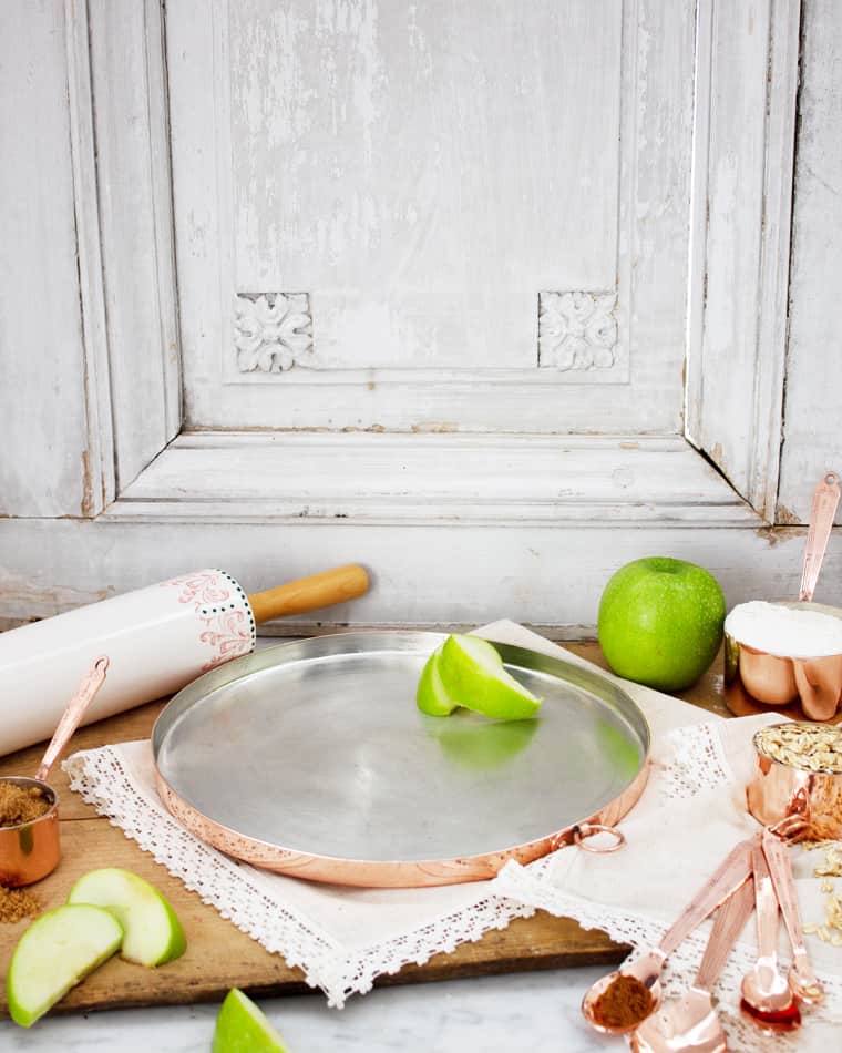 Coppermill Kitchen Vintaged Copper Baking Tray, 12"