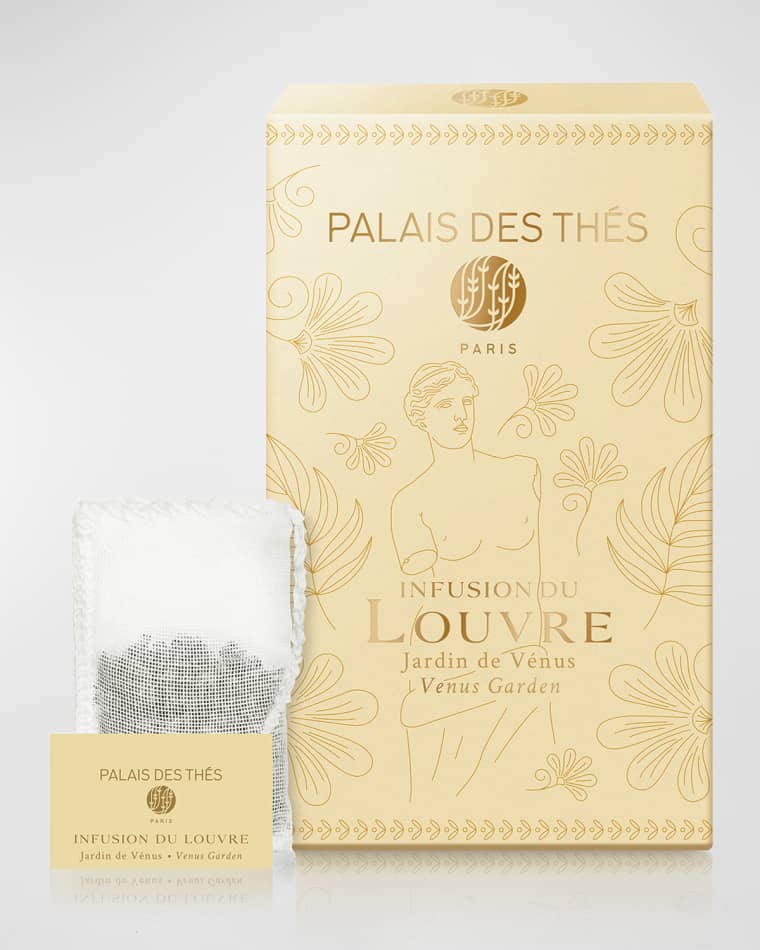 Palais des Thes x Louvre Museum Infusion Du Louvre Garden of Venus Tea Bags Box, 20 Count