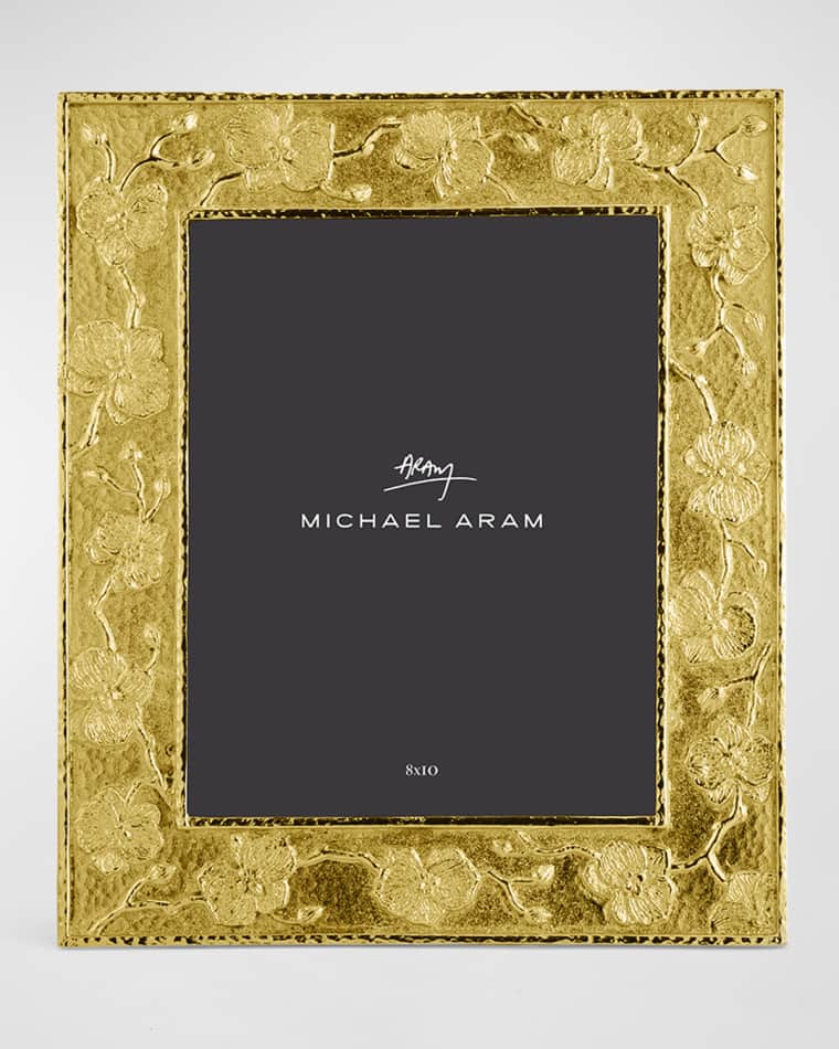 Michael Aram Gold Orchid Sculpted Frame, 5”x7”