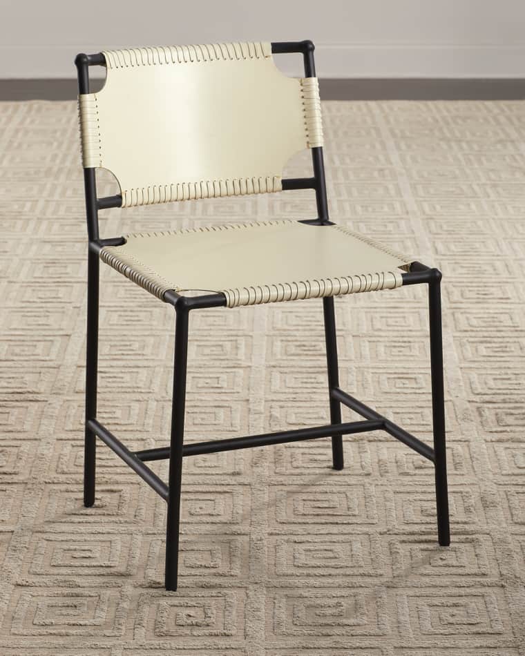 Jamie Young Asher Leather Dining Chair