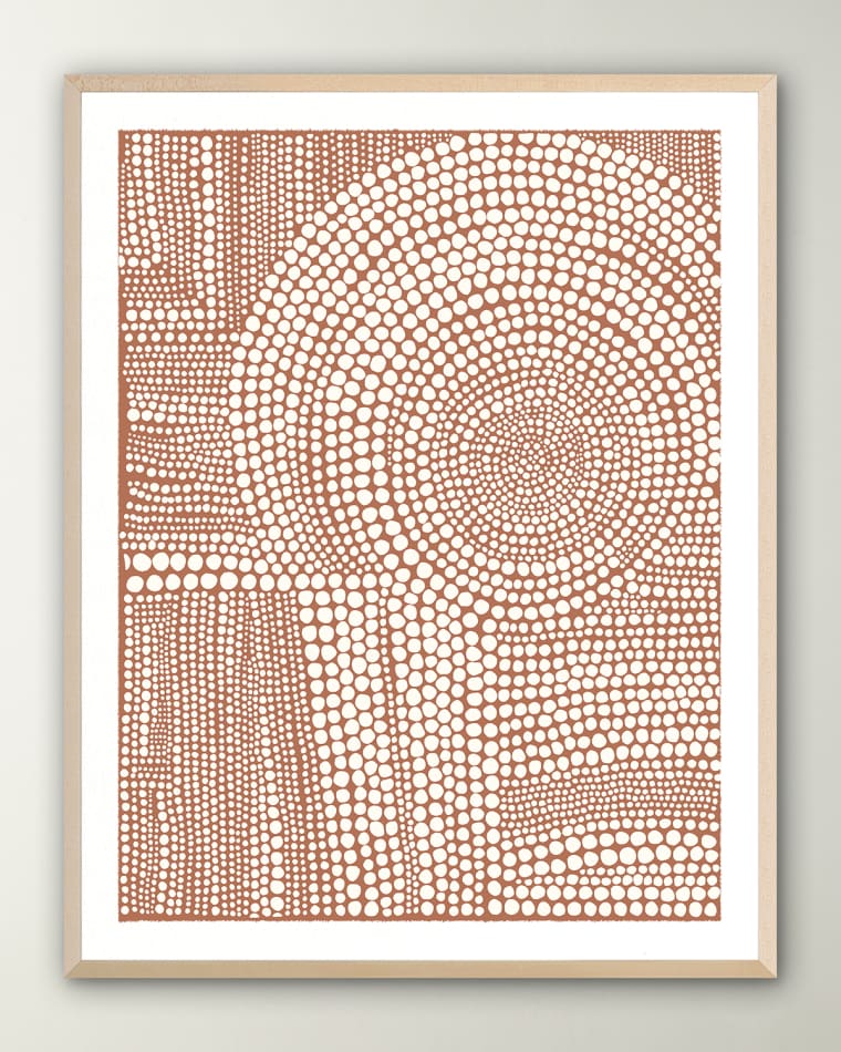 Grand Image Home Clustered Dots B in Red' Digital Print Wall Art by Natasha Marie
