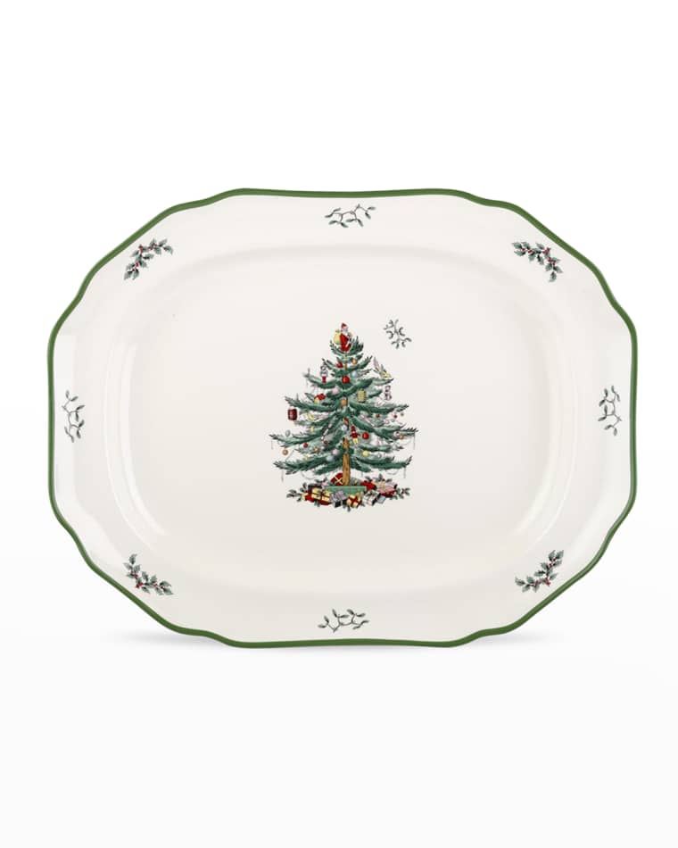 Spode Christmas Tree Sculpted Platter