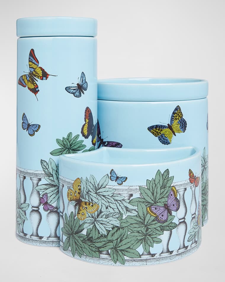 Fornasetti Giardino Segreto Candles - Set of 3, 2350g