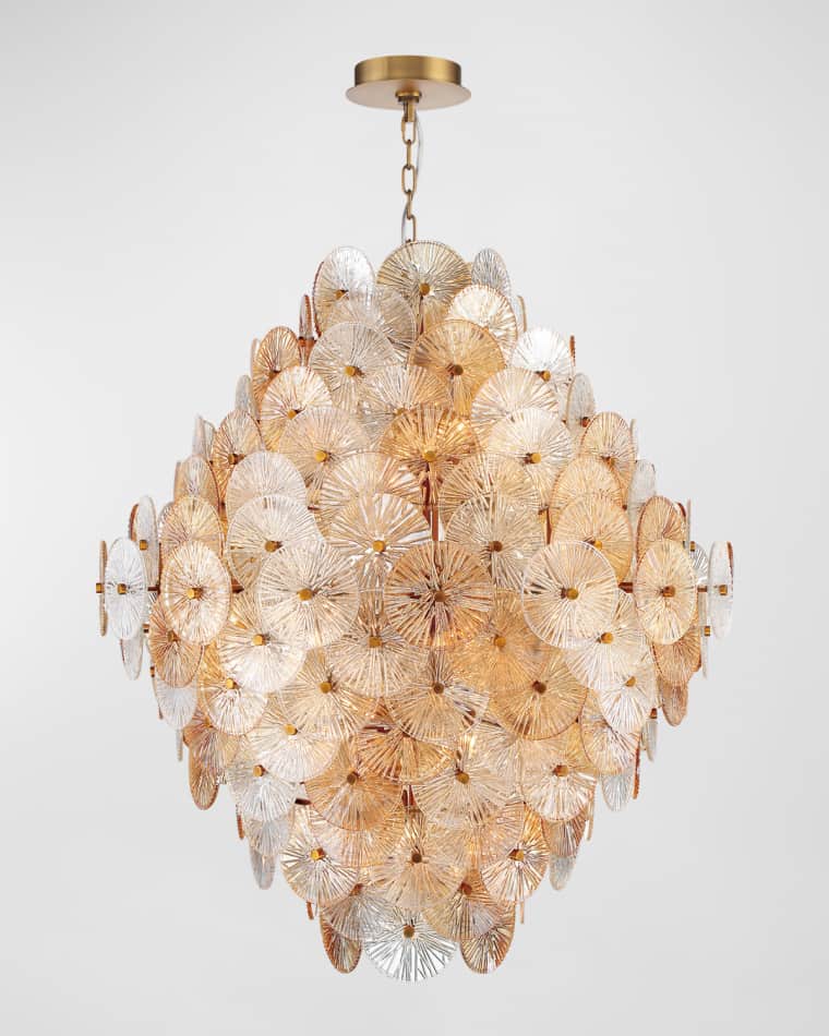 Eurofase Sue-Ann 27-Light Chandelier, 40"