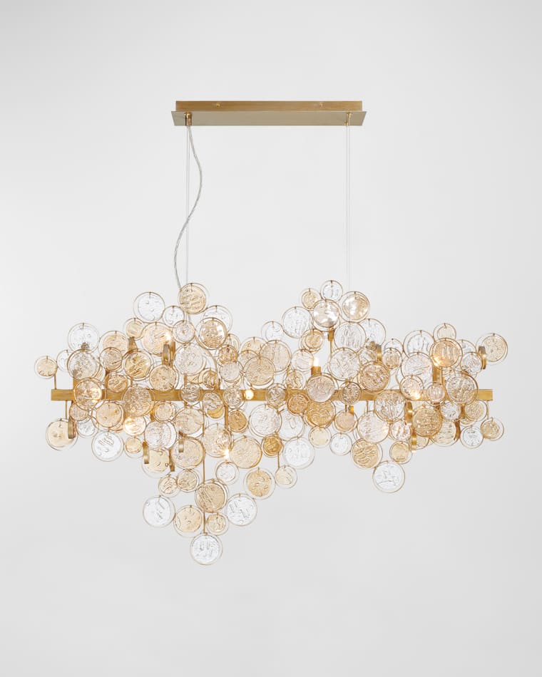 Eurofase Trento 15-Light Chandelier, 56"