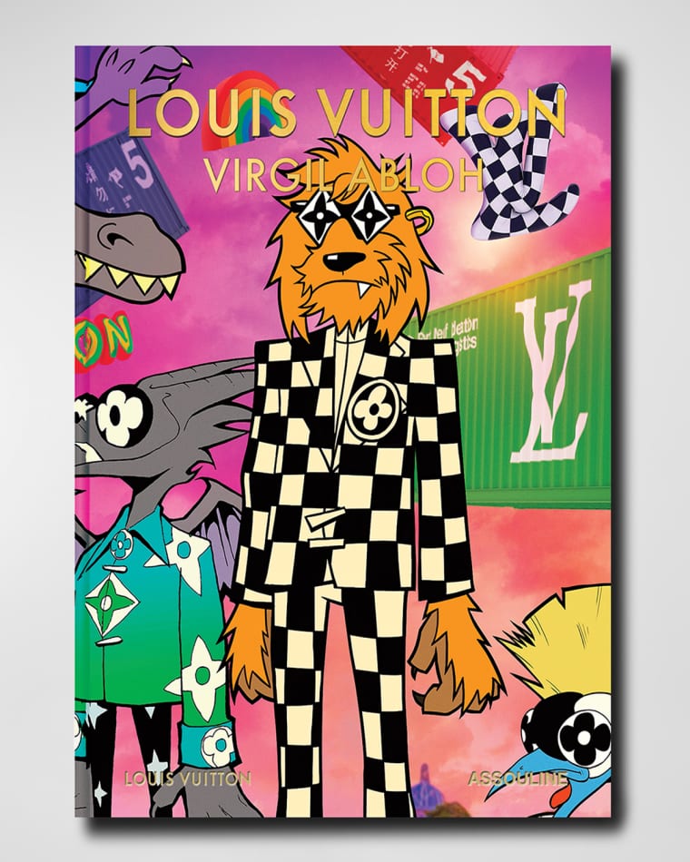 Assouline "Louis Vuitton: Virgil Abloh" Classic Cartoon Cover Book by Anders Christian Madsen