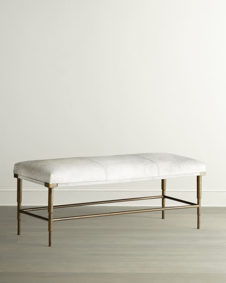 Hugo Hairhide Bench - 48"