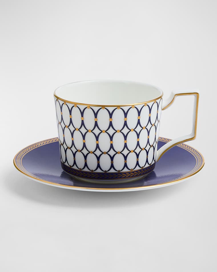 Wedgwood Renaissance Teacup & Saucer Set