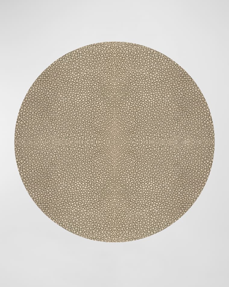 Hestia Everyday Shagreen Round XL Charger/Mat