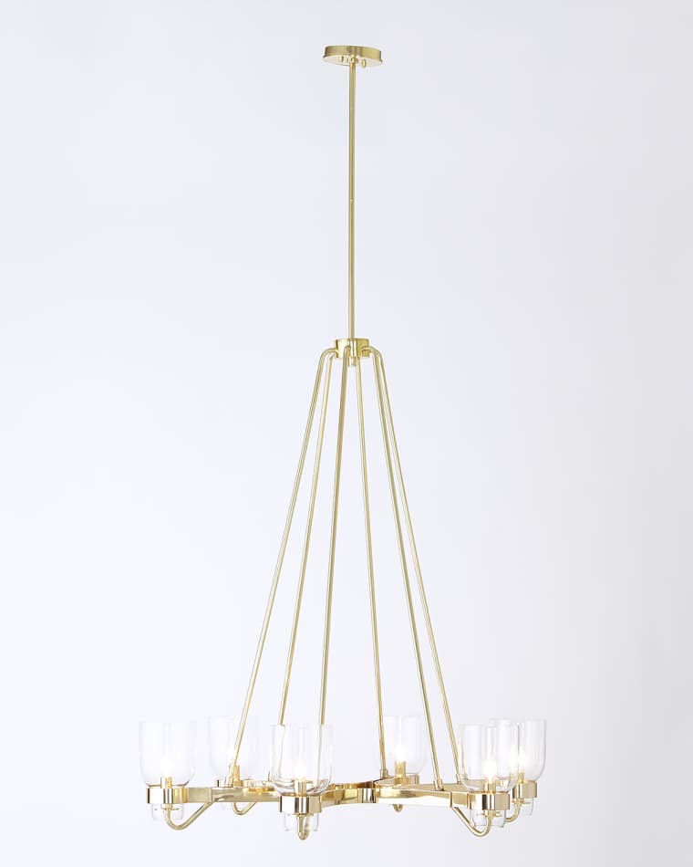 Global Views Six Light Chandelier