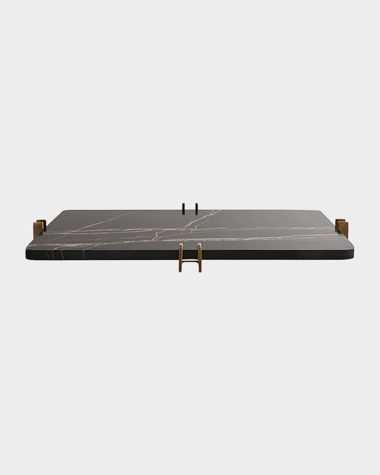 Arteriors Lockhart Marble Rectangular Tray
