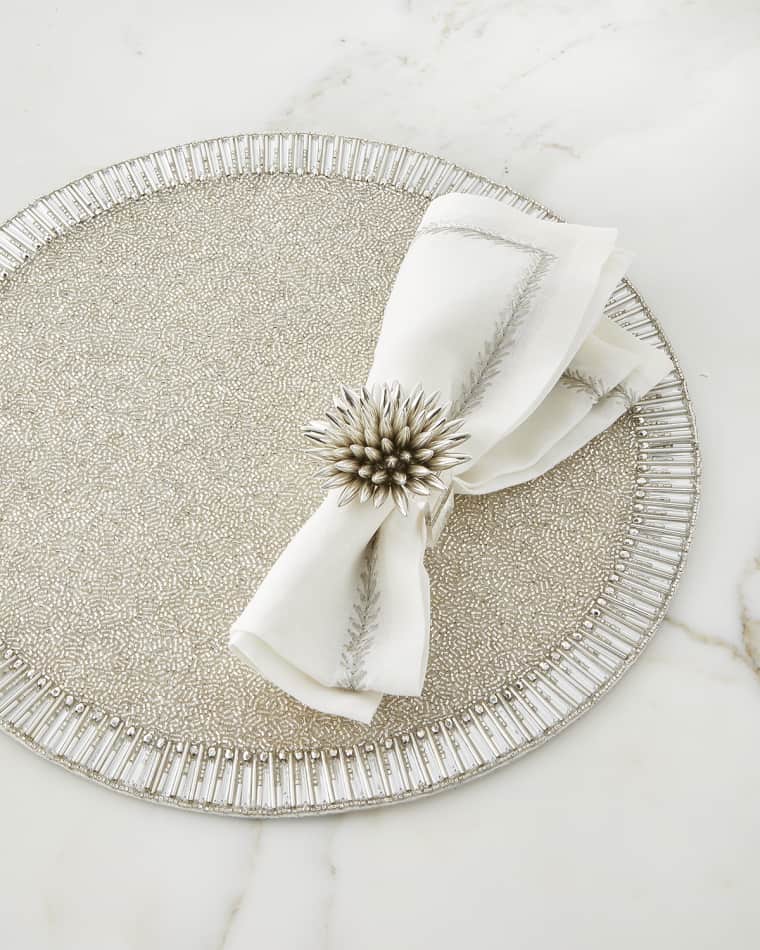 Kim Seybert Bevel Placemat Jardin Napkin