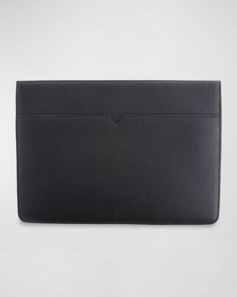 ROYCE New York Personalized Leather 13" Laptop Sleeve