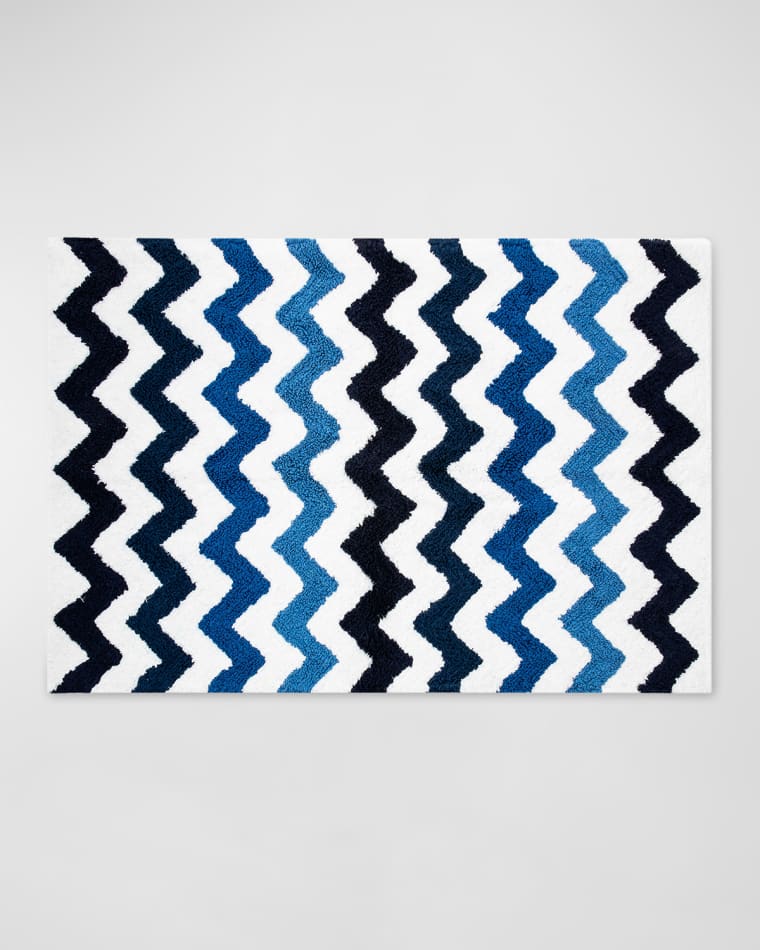 MacKenzie-Childs Royal Zig Zag Bath Rug