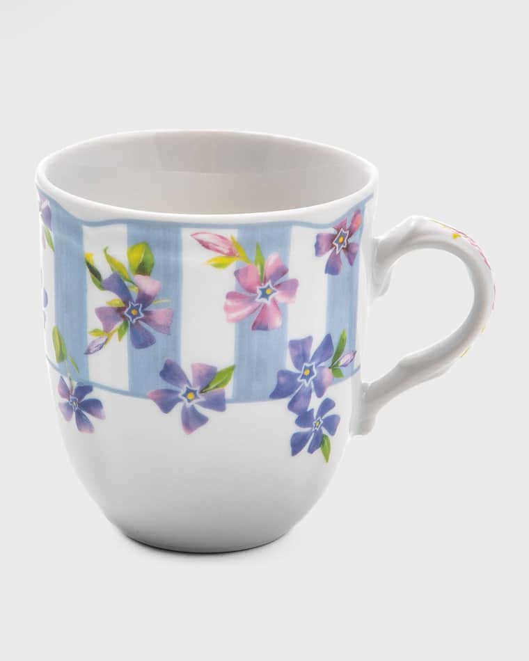 MacKenzie-Childs Wildflowers Porcelain Mug