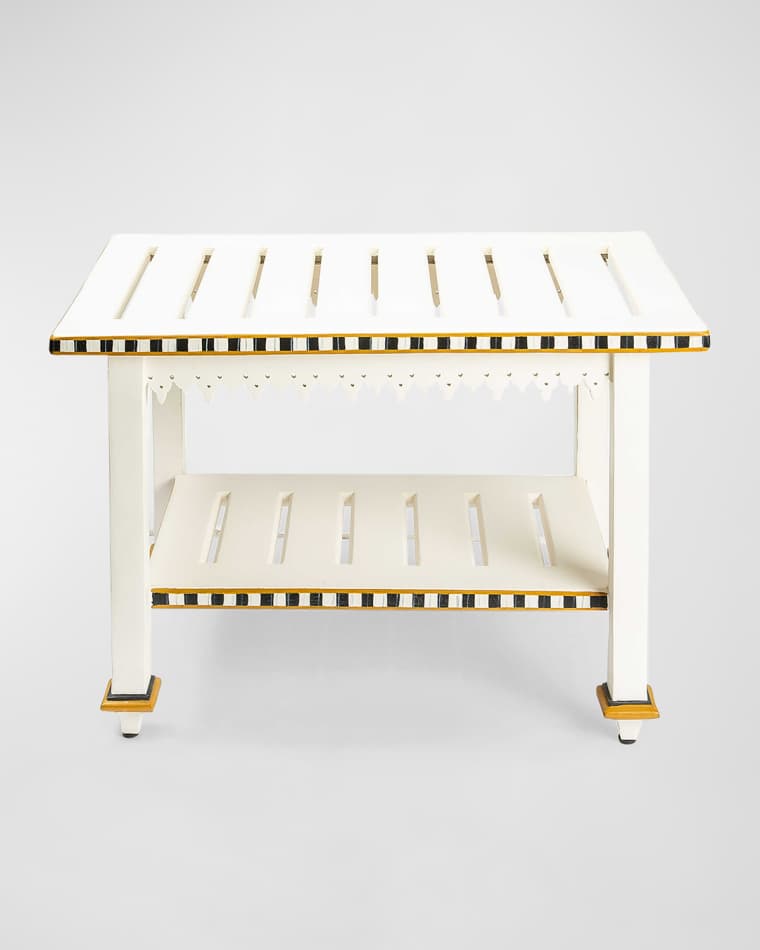 MacKenzie-Childs Apothecary Bath Bench