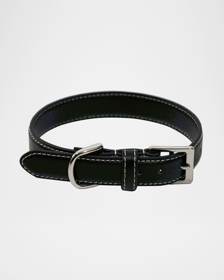 ROYCE New York Personalized Leather Small Dog Collar