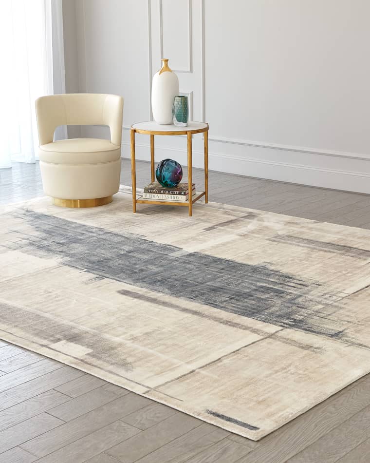 George Sellers for Global Views Art Hand-Woven Rug, 6' x 9'