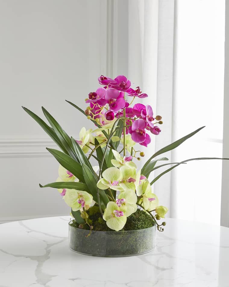 John-Richard Collection Orchid Garden Floral Arrangement